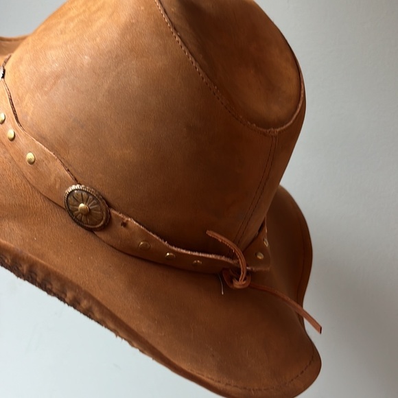 STETSON RODEO DR Roxbury Shapable Distressed Leather Hat-Unisex - Picture 6 of 17